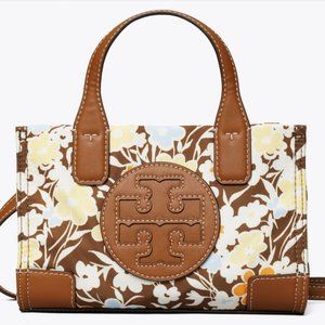 NWT TORY BURCH ELLA PRINTED MICRO REVERIE TOTE
